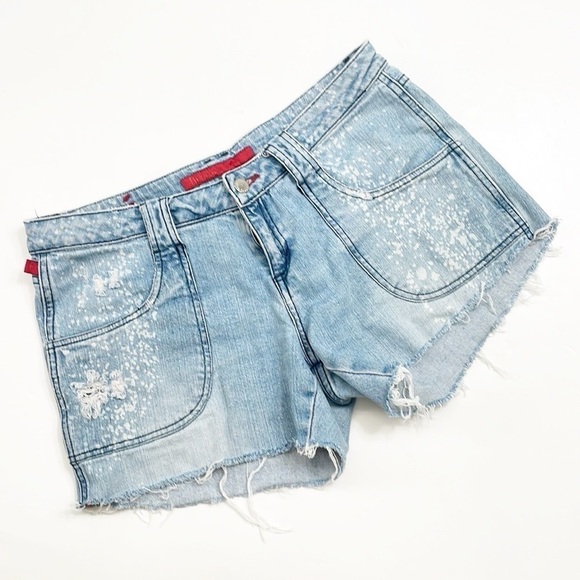 Fire Jeans heart shaped pocket denim shorts - Picture 1 of 3